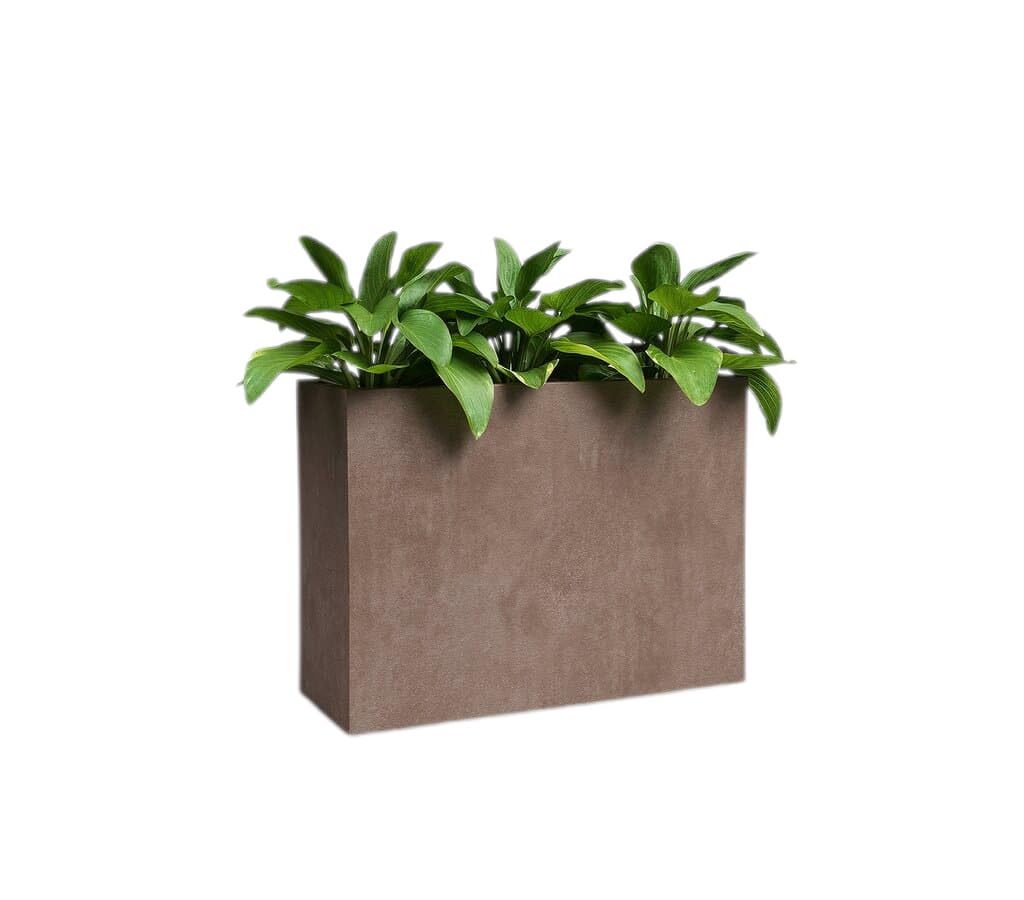 Garden Center Shop | Artevasi Jardinera Sydney Alta 80 cm | Macetero Alto Decorativo | Doble Pared con Drenaje | Ideal Interior y Exterior | Diseño Moderno y Resistente (Taupe)