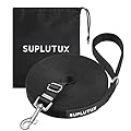 Training Lead for Dogs 3m/10ft Adjustable Long Line Dog Lead for Puppy Medium Large Dogs with Padded Handle & Storage Bag (Black)