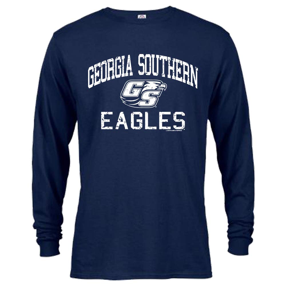 NCAA Retro Distressed Vintage Long Sleeve T-Shirt