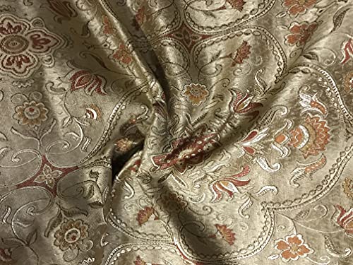 Luxurious Moroccan Jacquard Fabric for Upholstery and Home Décor – Elegant Golden-Rust Design, 54 Inches Wide, Sold by the Yard 8 Luxurious Moroccan Jacquard Fabric for Upholstery and Home Décor – Elegant Golden-Rust Design, 54 Inches Wide, Sold by the Yard - Image 7