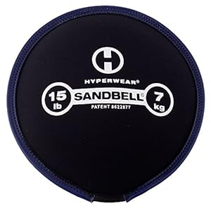 HYPERWEAR SandBell® Soft Sandbag Weight (2–50 lbs) – Pre-Filled with Clean USA Sand, Safe Soft Weight for Strength Training, HIIT, Functional Fitness, Rucking & Home Workouts