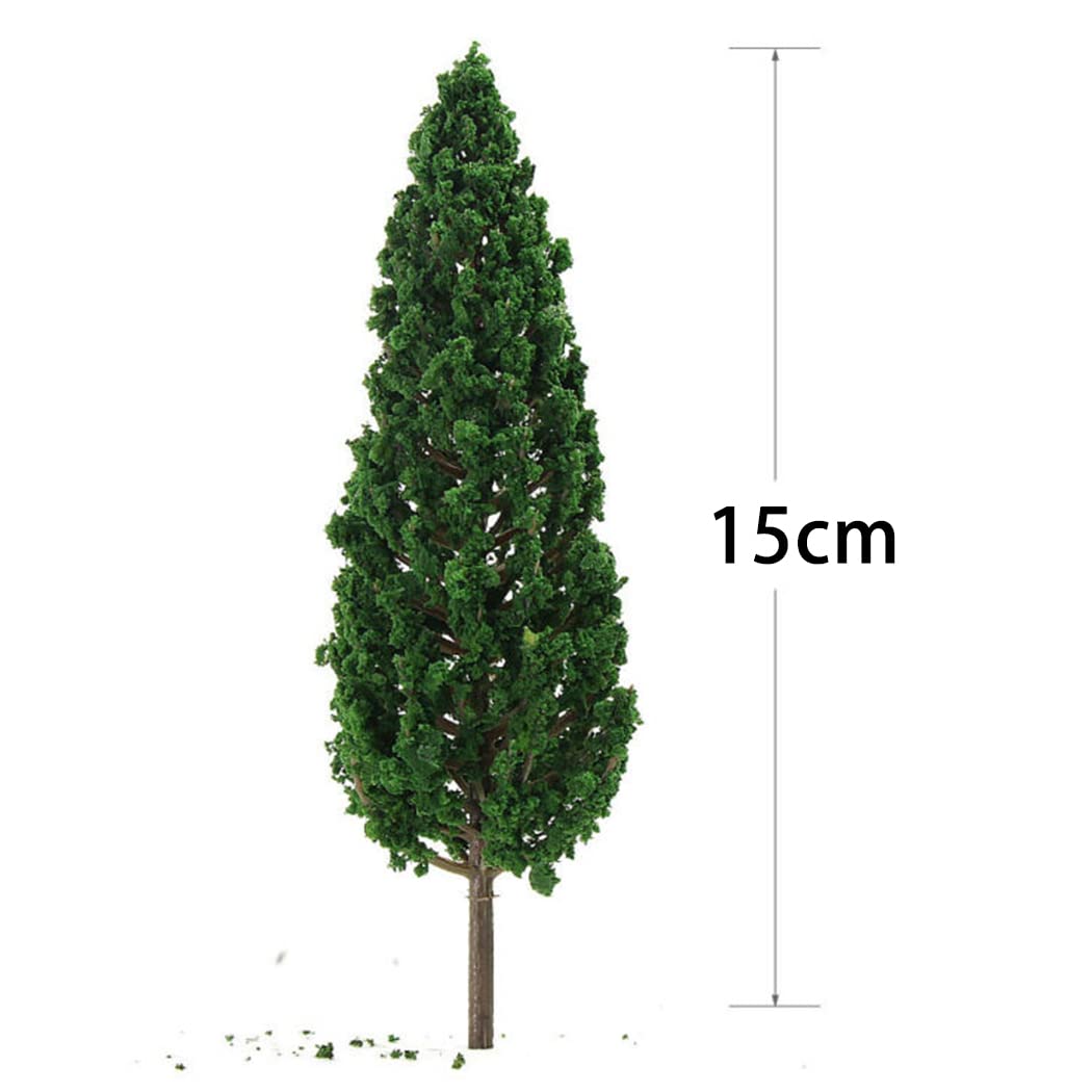 SPORTARC 10 Pieces Model Trees, 15cm Mini Diorama Trees Train Model Trees - Image 3