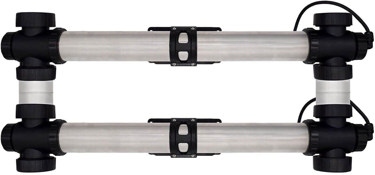 EasyPro PCU55W PRO-Clear UV Ultra Stainless Steel UV Clarifier / 55 Watt/Max. Flow Rate: 3600 GPH/Max. Pond: 7500 Gallons