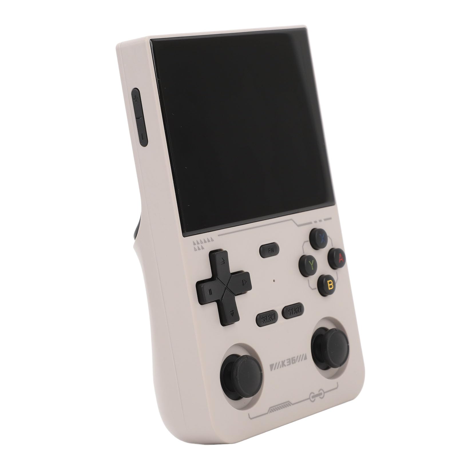 SUNGOOYUE Console di Gioco Portatile Open Source con Schermata Ad Alta Risoluzione e Doppio Joystick 3D per Giocatori retrò Console di Gioco da 3,5 Pollici (WHITE)