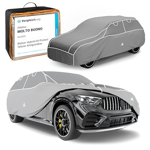 WALSER Premium telo antigrandine Hybrid UV Protect SUV, prodotto Molto Buono...