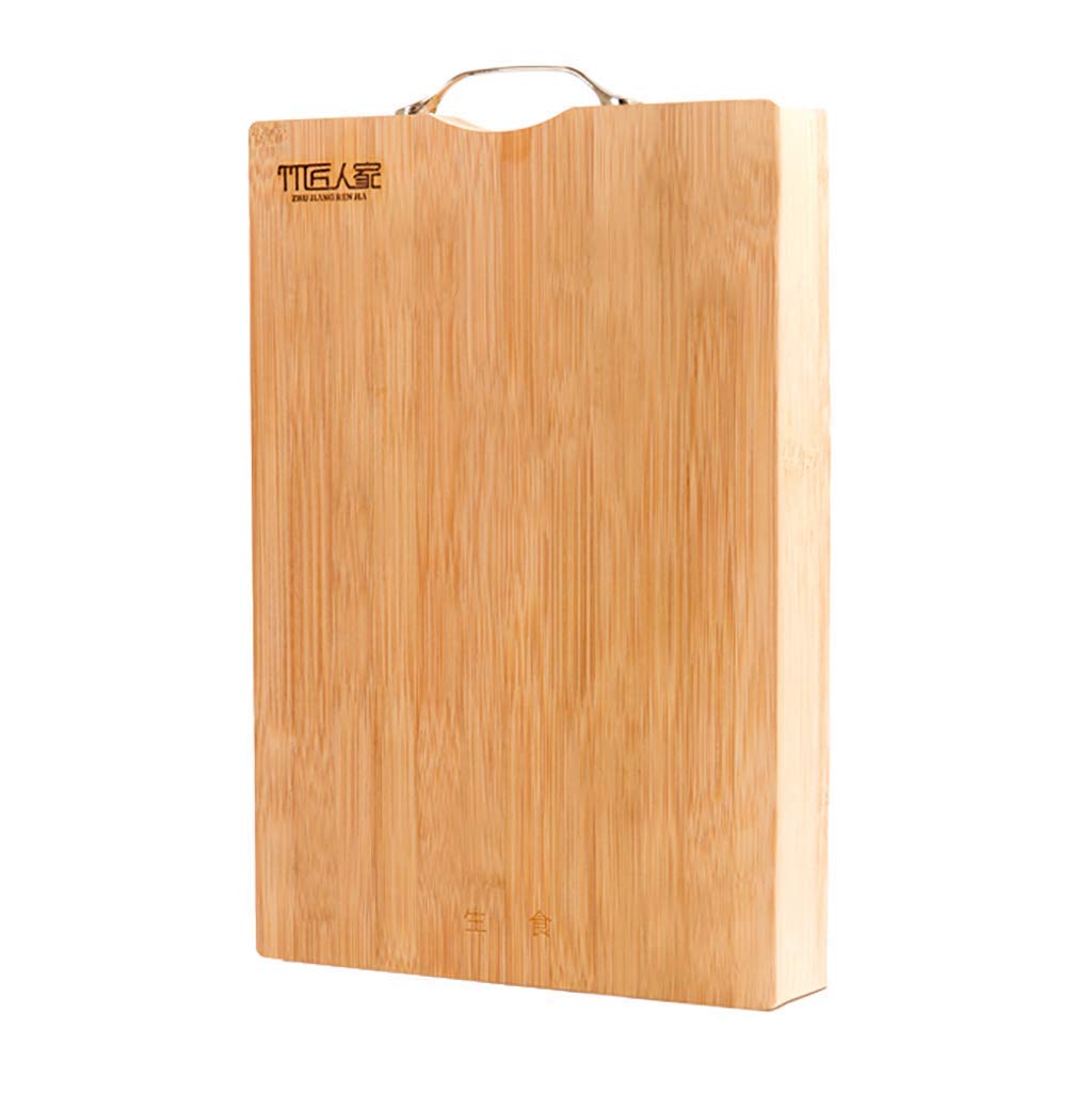 SILOLA Chopping Board Domestic Chopping Board Made of Solid Wood (Size: 38x26x3cm), Home, Kitchen