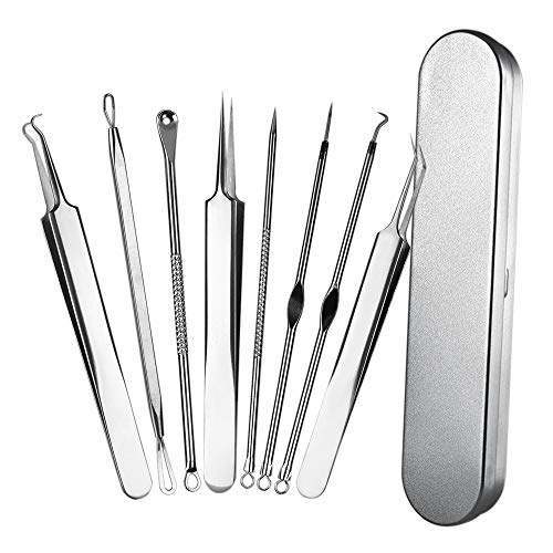 Atomus Juego De 8 Herramientas Para Quitar Espinillas Extractor De Brochas Herramienta Para Tratamiento De Acné Y Nariz Atomus Juego De 8 Herramientas Para Quitar Espinillas Extractor De Brochas Herramienta Para Tratamiento De Acné Y Nariz