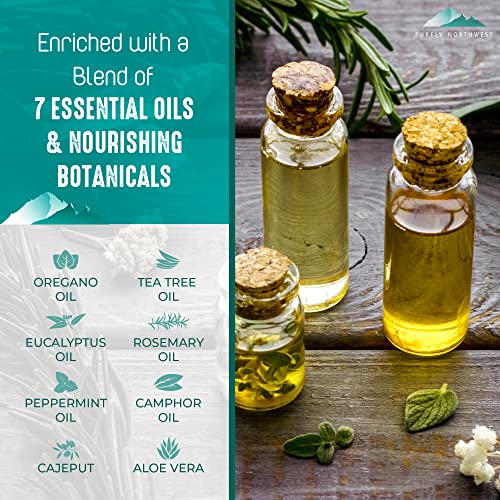 Purely Northwest-Tea Tree Oil Body Wash For Men & Women-Excellent For Unwanted Body Odor & Acne-Soothes Buring & Itching From Jock Itch & Athletes Foot-18Oz #TOP5