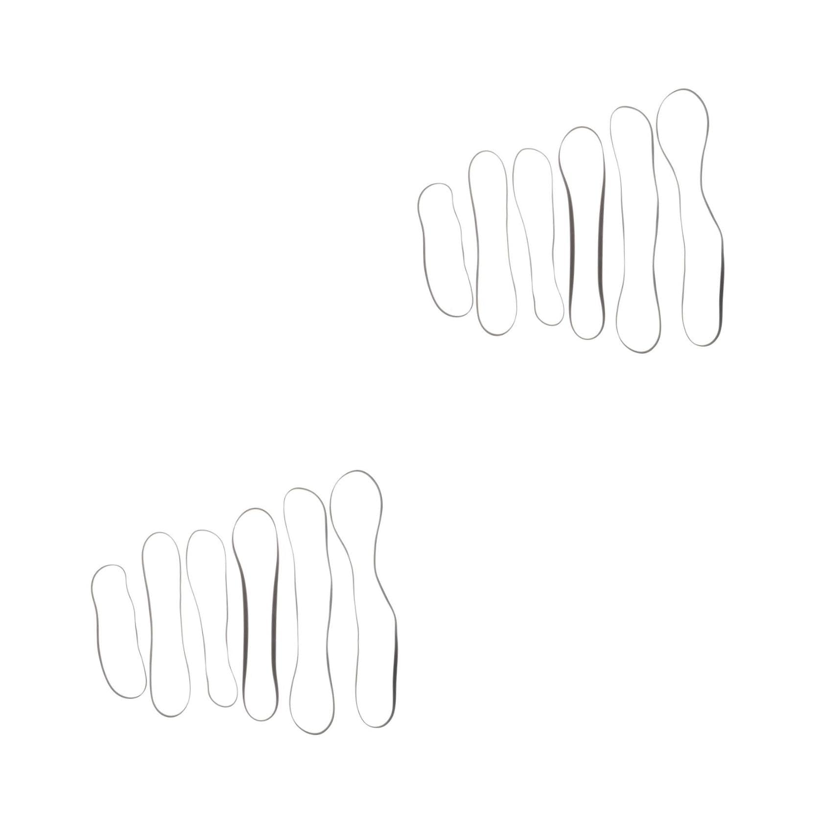 Uonlytech 12pièces Courroies pour Lecteur Vinyle pour Remplacement De Courroie De Phonographe Flexible Et Améliorez Votre Écoute De Musique