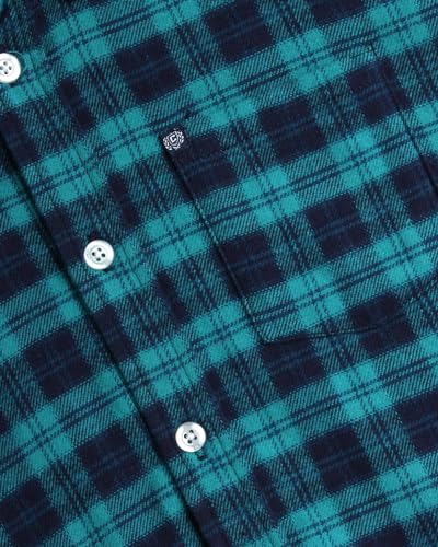 Chaps Boys' Shirt - Casual Long Sleeve Button Down Flannel Collared Shirt - Plaid Flannel Shirt for Boys (S-XL)4