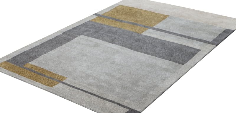 Handmade Wool Area Rug – Artistic Pattern, Soft & Plush Pile, Durable Hand-Tufted Carpet for Living Room, Bedroom & Home Décor
