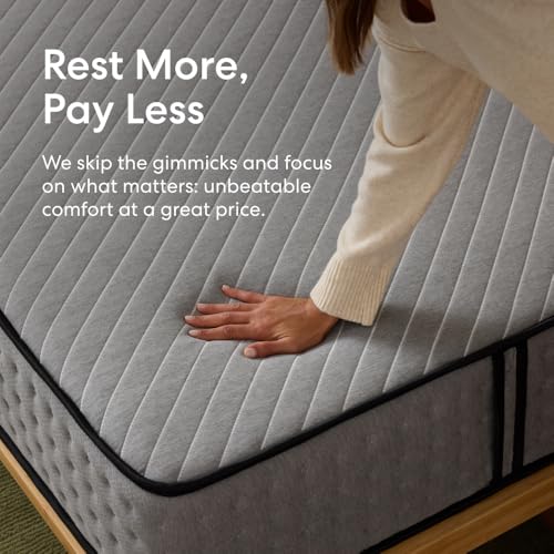 Image of Siena 12 inch Signature Hybrid California King Mattress - Medium Firm - Memory Foam & Innerspring System - 180-Night Trial - Pressure-Relief - Mattress in a Box