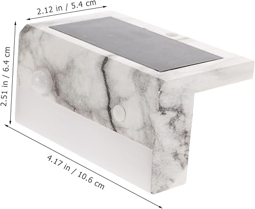 Miniatura 7 de Abaodam 3 juegos de valla luz barandilla luz al aire libre apliques iluminación de pared al aire libre linterna exterior decoración puerta lámpara