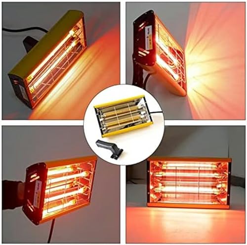 Lampe de polymérisation de peinture infrarouge 2000W chauffage cabine - 4