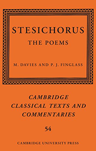 Stesichorus: The Poems (Cambridge Classical Texts and Commentaries Book 54) (English Edition)