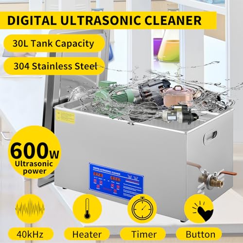 Jadeshay JADESHAY0302 30L Ultrasonic Cleaner With Digital Timer thumb #4