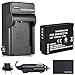 High Capacity Replacement Panasonic DMW-BGC10 / DMW-BGC10PP Battery with AC/DC Quick Charger Kit for Panasonic Lumix DMC-3D1, DMC-TZ6, DMC-TZ10, DMC-TZ18, DMC-TZ19, DMC-TZ20, DMC-TZ25, DMC-TZ30, DMC-TZ35, DMC-ZR1, DMC-ZR3, DMC-ZS1, DMC-ZS5, DMC-ZS6, DMC-ZS7, DMC-ZS8, DMC-ZS9, DMC-ZS10, DMC-ZS15, DMC-ZS19, DMC-ZS20, DMC-ZS25, DMC-ZX1, DMC-ZX3 Digital Cameras