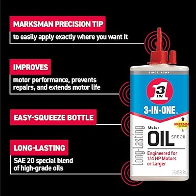 3-IN-ONE-10045 Motor Oil, 3 OZ (pack of 1)