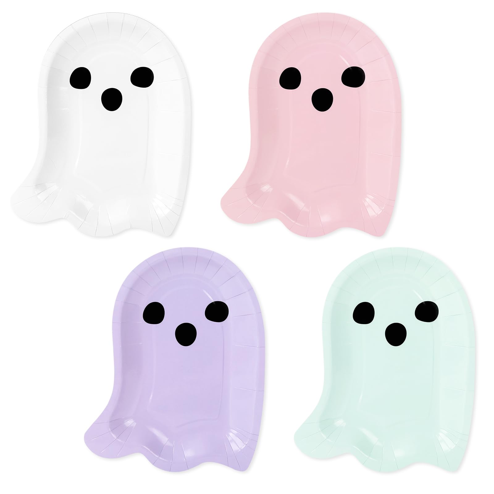 Assiettes en carton jetables Halloween pour buffet enfant et goûter