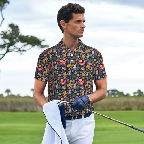 Polo respirant de haute qualité avec imprimé oiseau - 3