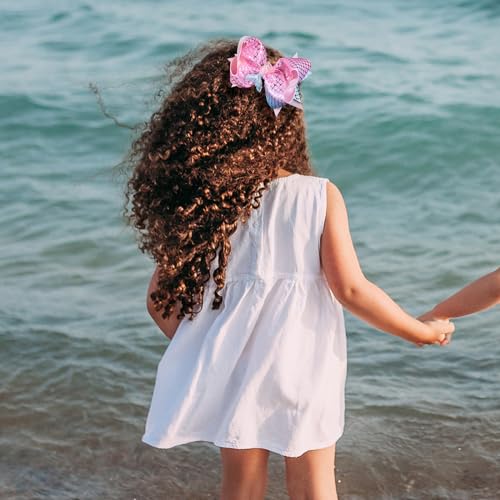 Pinzas para el cabello con lazo sirena brillo 2 pcs miniatura 5