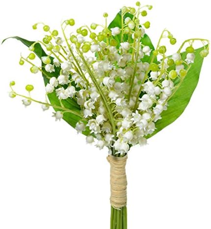 Country Baskets Lily of The Valley Bundle, White