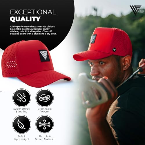 Image of Urban Effort Specialty Mens Snapback Hat - Curved Brim A Frame Adjustable Trucker Cap for Men and Women