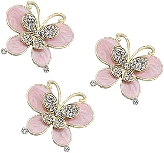 SEWACC 3Pcs Adesivos De Strass Adesivos Rosa Capas De Telefone Rosa Acessórios De Joias DIY Adesivo Decoração De Strass Para Capa De Telefone Adesivo De Caixa De Telefone Saída De Ar