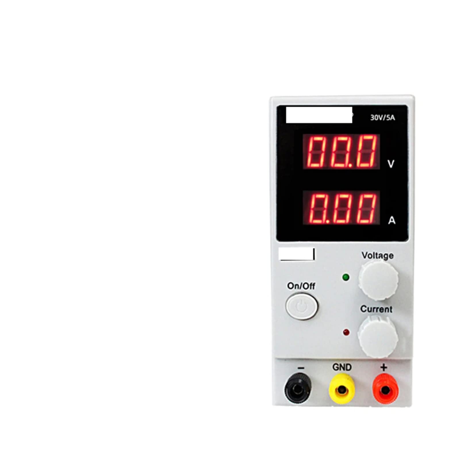 Reguladores de voltaje de CC ajustables Interruptor de fuente de alimentación Fuente de alimentación Pantalla de tres dígitos