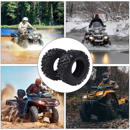 Set of 2 ATV/UTV Tires, 25x10-12 Off-Road Tires All-Terrain, 50F Load/Speed Index, 6PR, Tubeless - Thumbnail 5