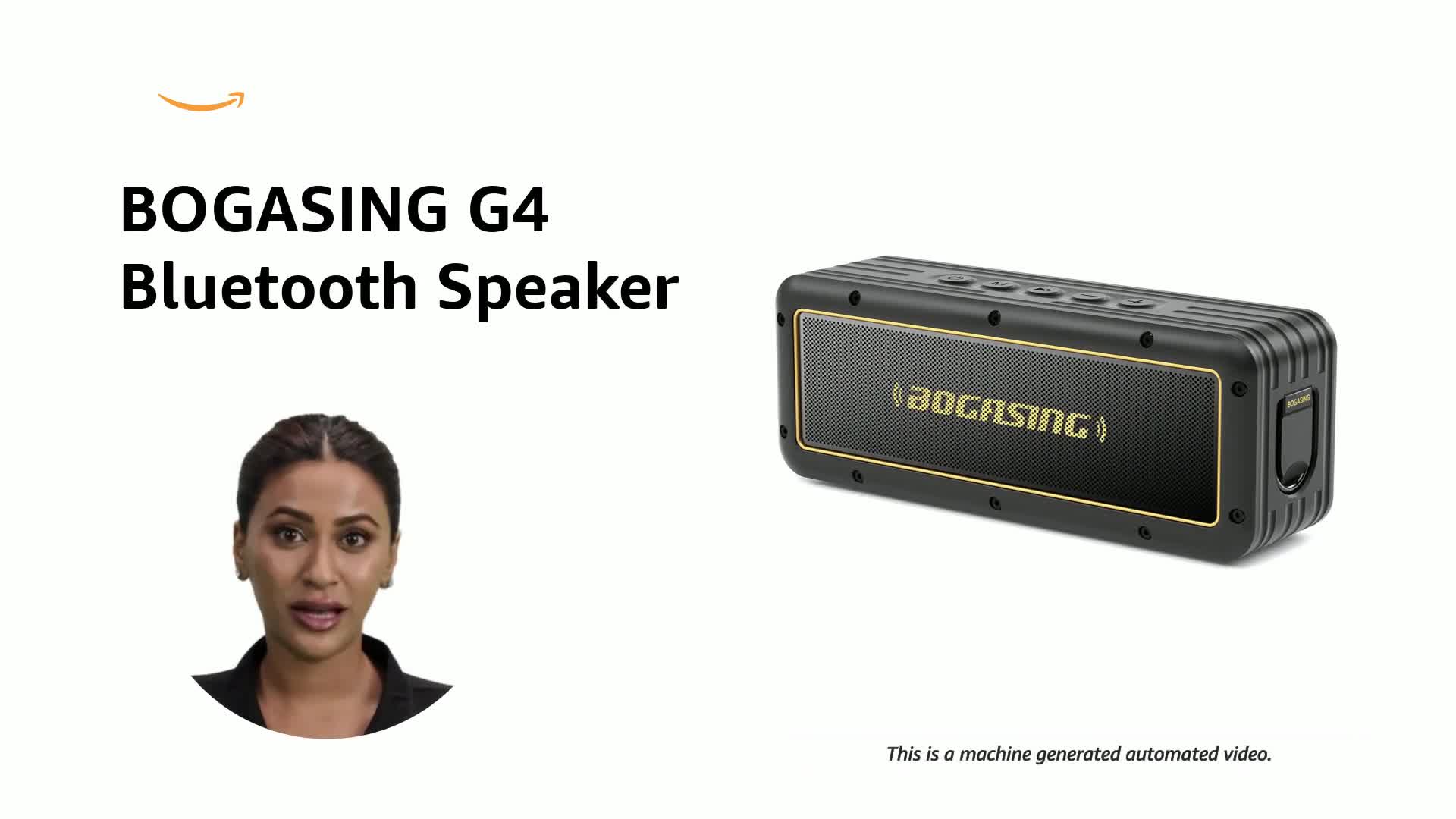 BOGASING G4 Bluetooth Speaker, Portable Wireless Speakers, 50W