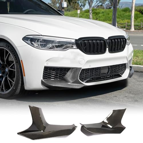 M5 F90 Carbon Fiber Front Splitters for BMW 5 Series F90 M5 Sedan 2018-2020 Front Bumper Splitters Lip Spoiler Chin Factory Outlet