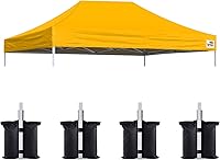 Vista 35 de Eurmax - Toldo de repuesto, 10 x 10, elige entre 30 colores, solamente toldo, regalo de 4 unidades de bolsas