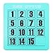 TOYANDONA 1Pc Puzzle Scorrevole, Gioco Classico Quindici Puzzle Mini 15 Puzzle Giocattolo per Bambini (Blu)