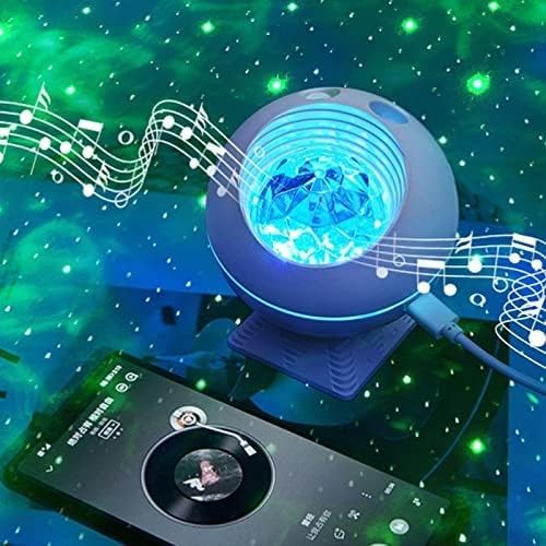 GeRRiT Proyector Luces Estrella Cielo Luna Luces Océano Lámpara de proyección Dormitorio Luz nocturna Control remoto