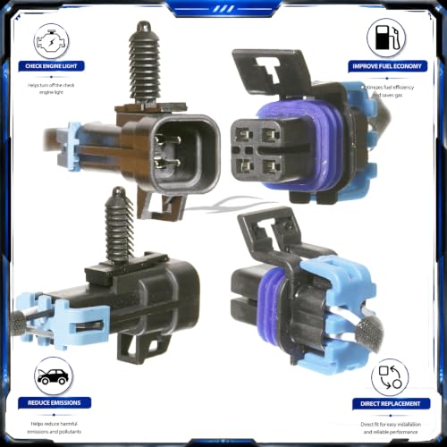 Par de sensores de oxígeno compatibles Chevy 2006-2007 miniatura 3