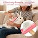CLLGrocery Bunny Brush, Soft Silicone Small Animal Brush, Short Hair Dog Brush - Removes Loose Fur, Detangles & Massages for Rabbits, Chinchillas, Kittens & Puppies During Shedding Season or Bath Time
