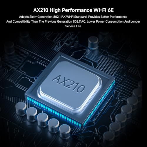 WiFi 6E Card M.2 Luckfox Wireless-AX210 Triple Banda Bluetooth 5.3 Windows 11 PC 6