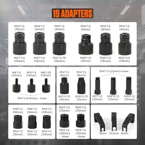 Duoyi QDPYZLBQ-71 Injector Puller 24Pcs Diesel Injector Puller Pneumatic Injector Puller Set Labor-Saving Diesel Injector Removal Tool thumb #7