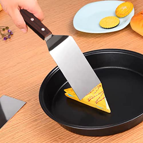 Klaqqed Metal Spatula For Cast Iron Skillet, Grill Spatula Stainless Steel Spatula, Burger Spatula, Fish Turner Spatula, Griddle Spatula, Spachulas Egg Flipper, Flat Top Metal Spatula For Cooking Bbq #TOP5