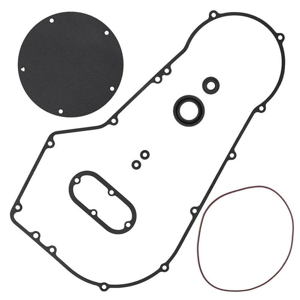 Motorcycle Clutch Primary Cover Gasket Kit Compatible with Bad FXSTSB FXDL FXLR FXDC FXDWGI Electra Fat FLSTFI