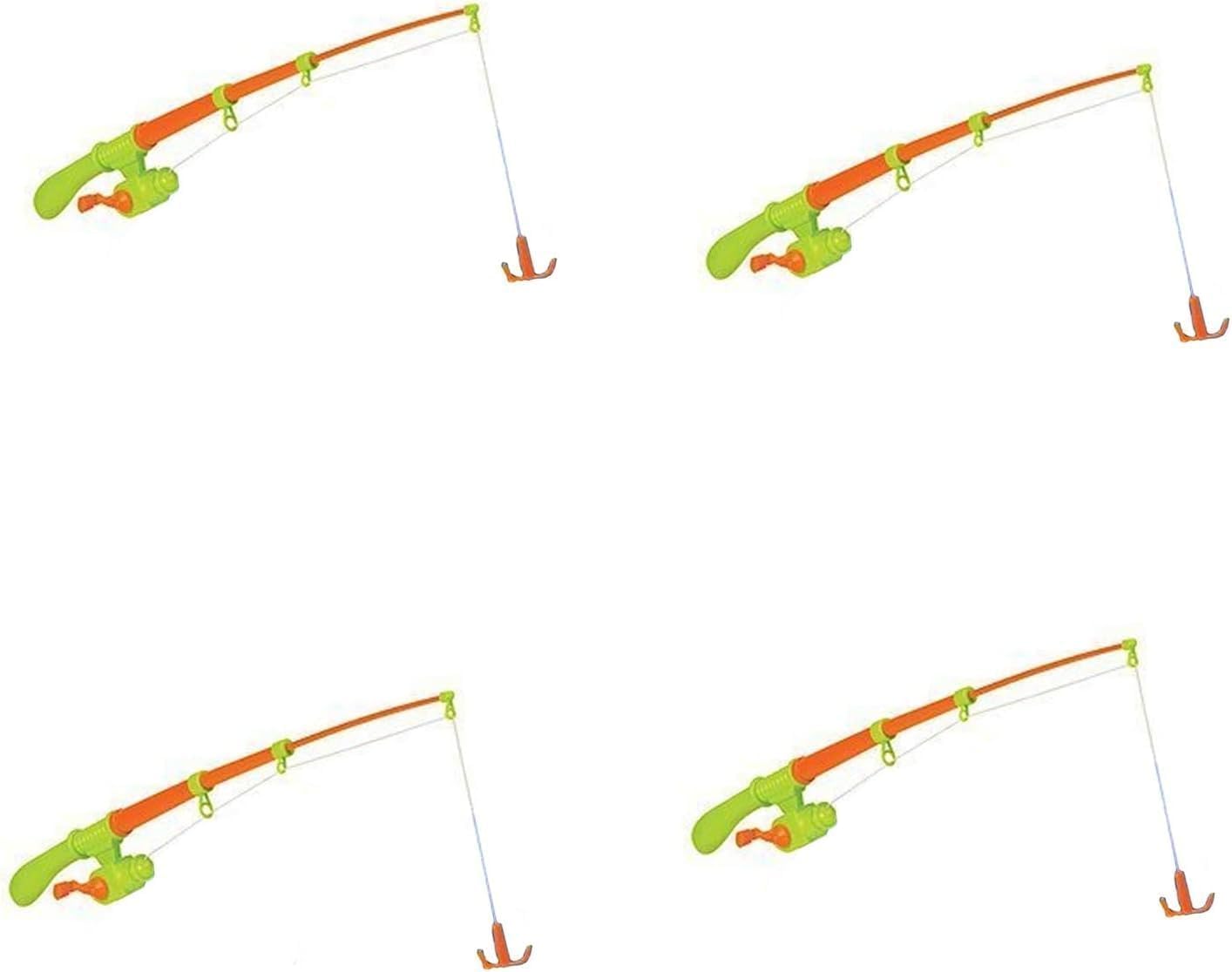 Neel Saanjh Kids Hook Duck Style Bath Toys, Best Gift Idea for Toddler Kids, Attractive Design, Indoor& Outdoor Pool Toy, Fun Duck Hooking Game, Easy To Use (4 PCS)