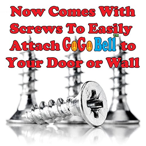 GoGo Bell Dog Doorbell for Housebreaking/Housetraining Door Bell/Potty Training Your Poochie to Let You Know When they Need to Tinkle (White, Qty 1) - Image 4