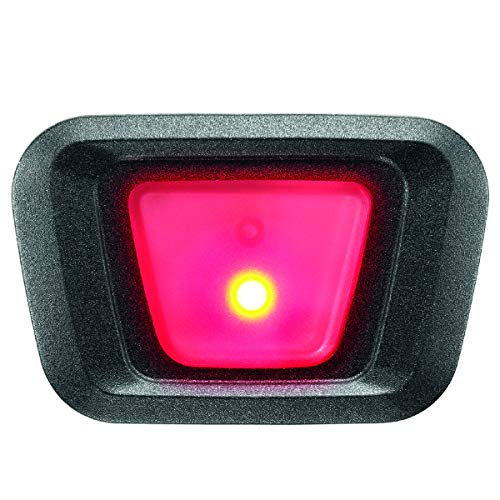 uvex plug-in LED XB048 Licht - passend für uvex finale & uvex true Modelle - Dauer- oder Blinklicht - black-red - one size