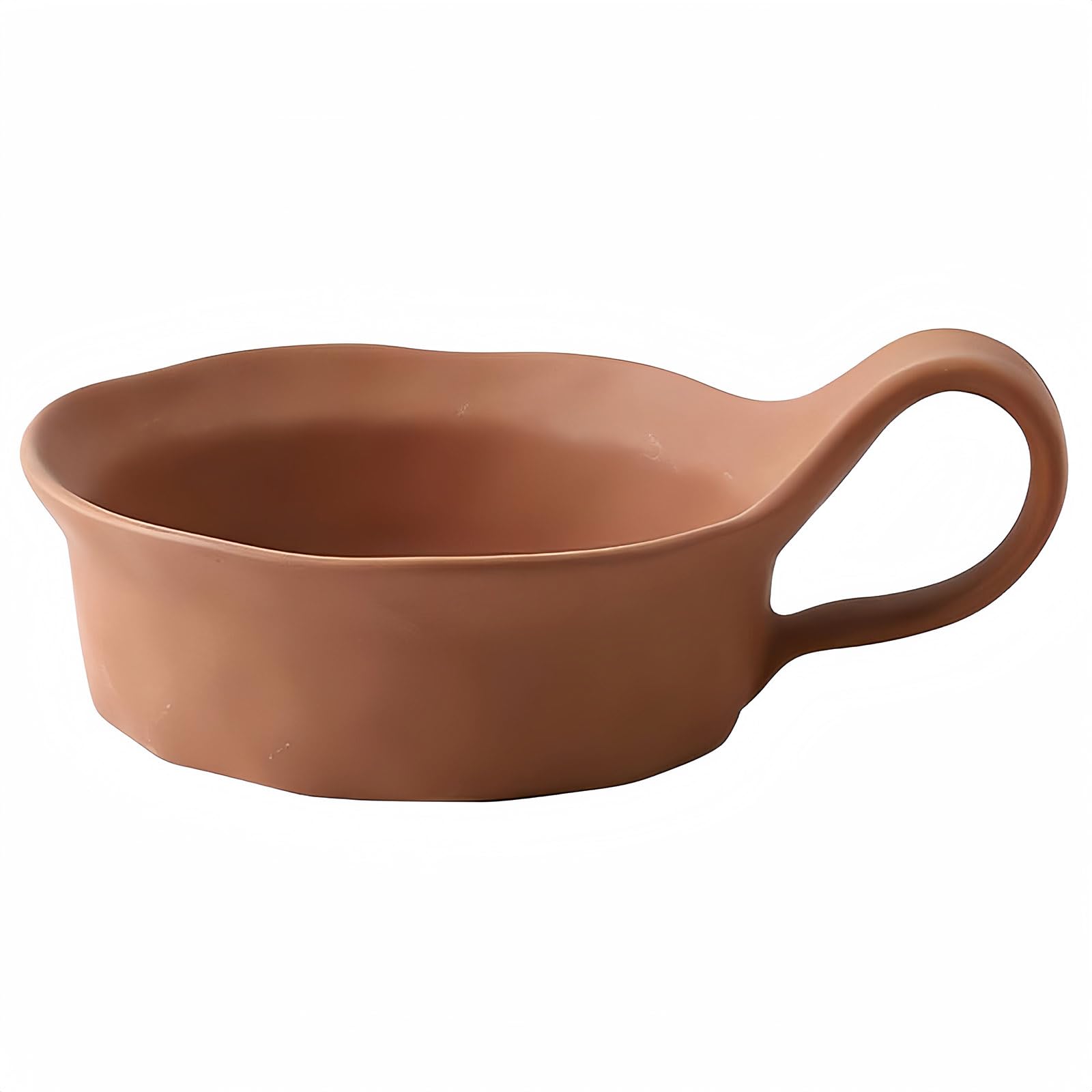 Taza de sopa con asa, tazón de sopa para microondas, taza de sopa de cerámica, cuenco de desayuno, taza de caldo (naranja, 16 onzas)