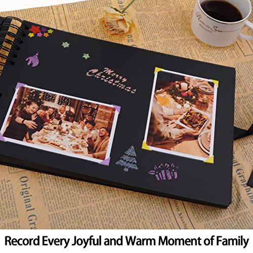 Colemoly JTB85 Photo Album Scrapbook 100 Pages(8.3X11.6In) Personalized thumb #3