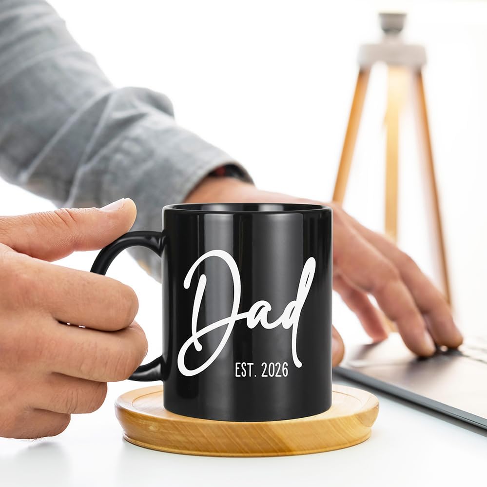 Breezy Valley Mom Dad Coffee Mugs Est 2026 Cup, 1st First Time New Parents Gifts for Couples - Expecting Parents Mom Dad to Be Gifts, Pregnancy Baby Shower Gender Reveal Gift ideas for Mommy to be - Image 6