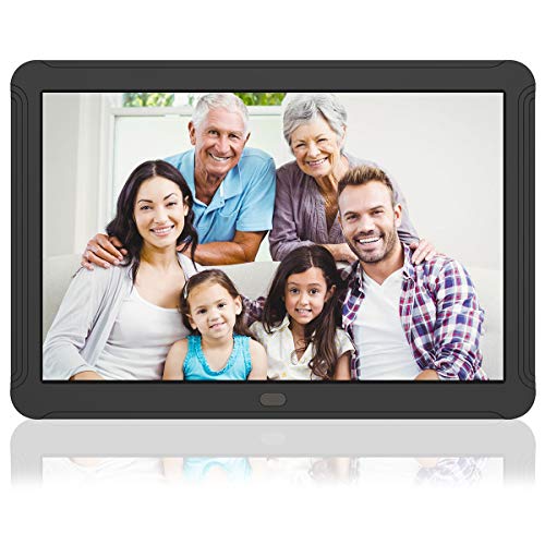 MELCAM - Marco de fotos digital (20 cm), color negro