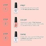 OPI Nail Lacquer, Opaque & Vibrant Crème Finish Black Nail Polish, Up to 7 Days of Wear, Chip Resistant & Fast Drying, Black Onyx, 0.5 fl oz - Image 5