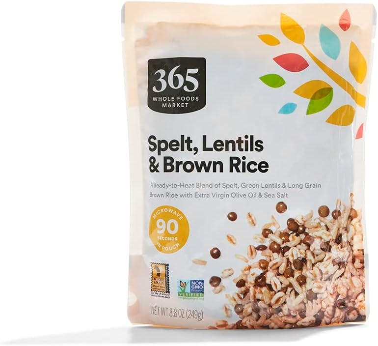 365 by Whole Foods Market, Spelt Green Lentils & Brown Rice, 8.8 Ounce